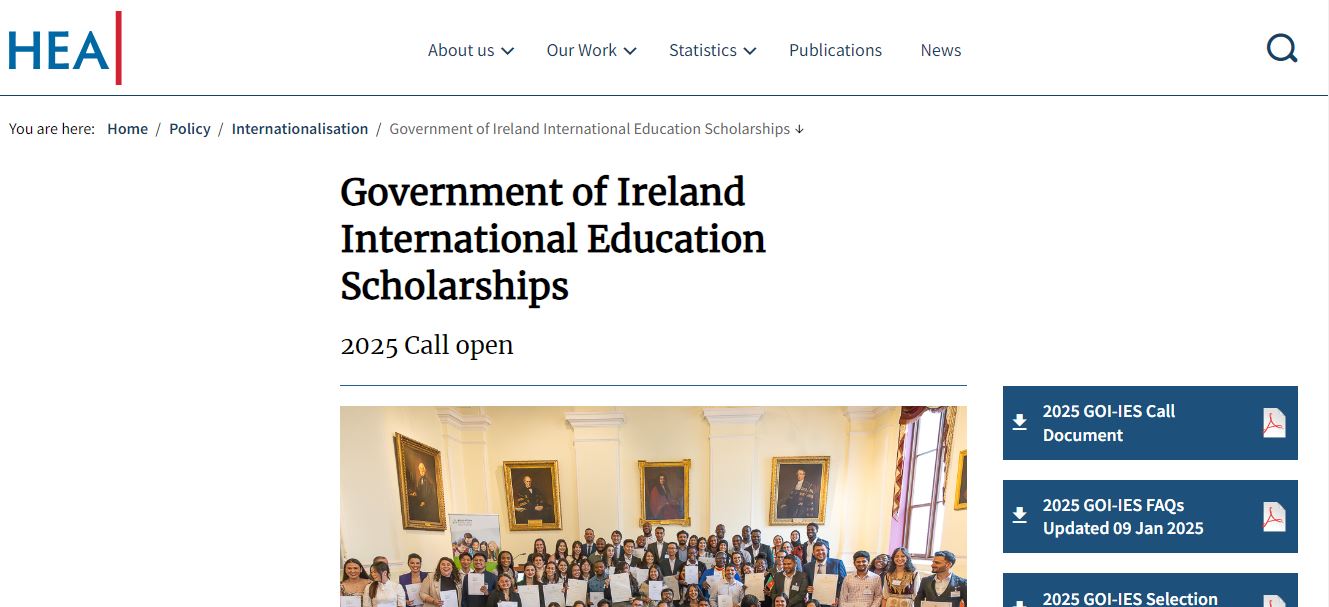 Ireland Government Scholarship 2025